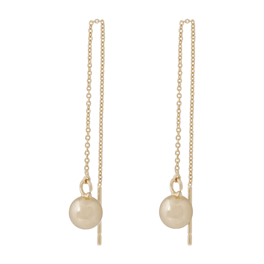 Snö Of Sweden Bennet Chain Ear Plain Gold Onesize