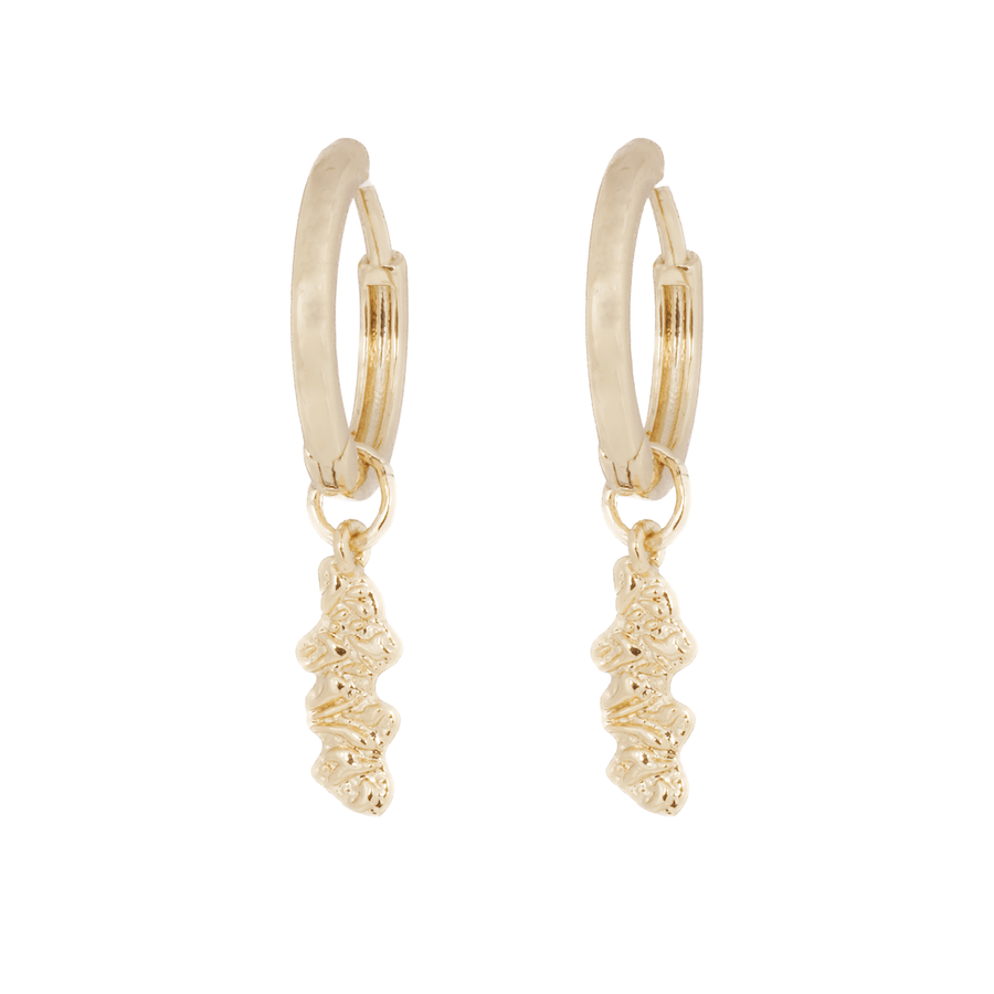 Snö Of Sweden Cat Pendant Ring Ear Plain Gold Onesize