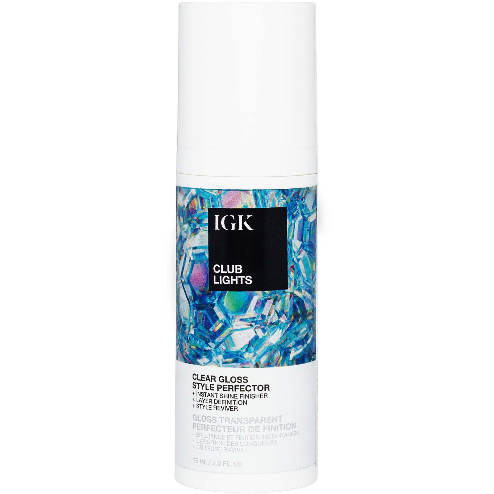 IGK Club Lights Clear Gloss Style Perfector 75 ml