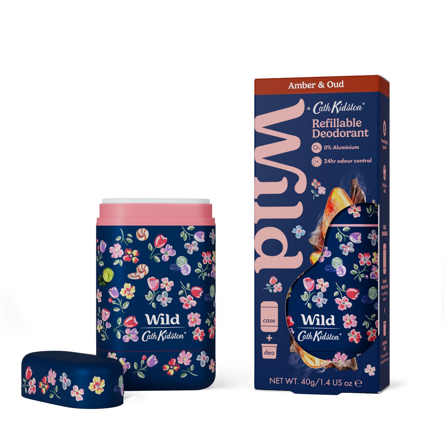 Wild Deo Stick Marble Ditsy Case Amer Oud 40 g