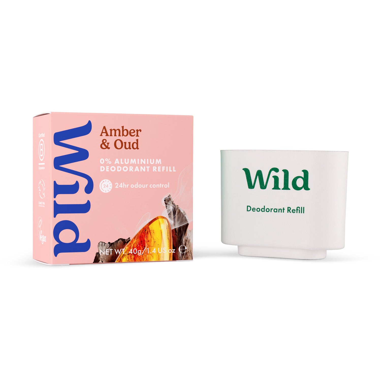Wild Deo Stick Refill Amber Oud - 40 g