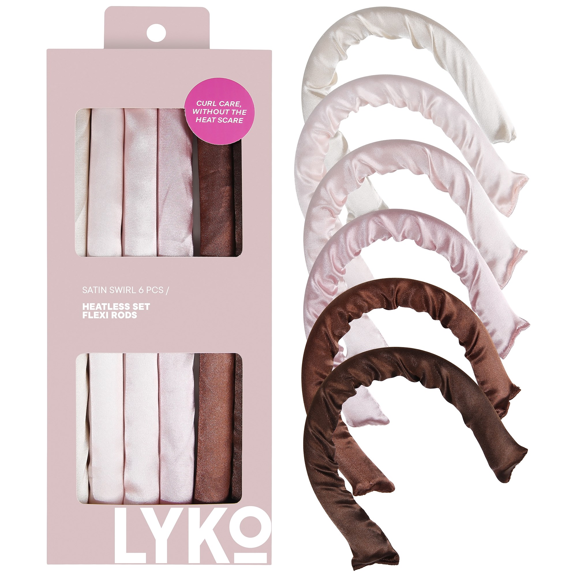 By Lyko Satin Swirl Flexi Rods