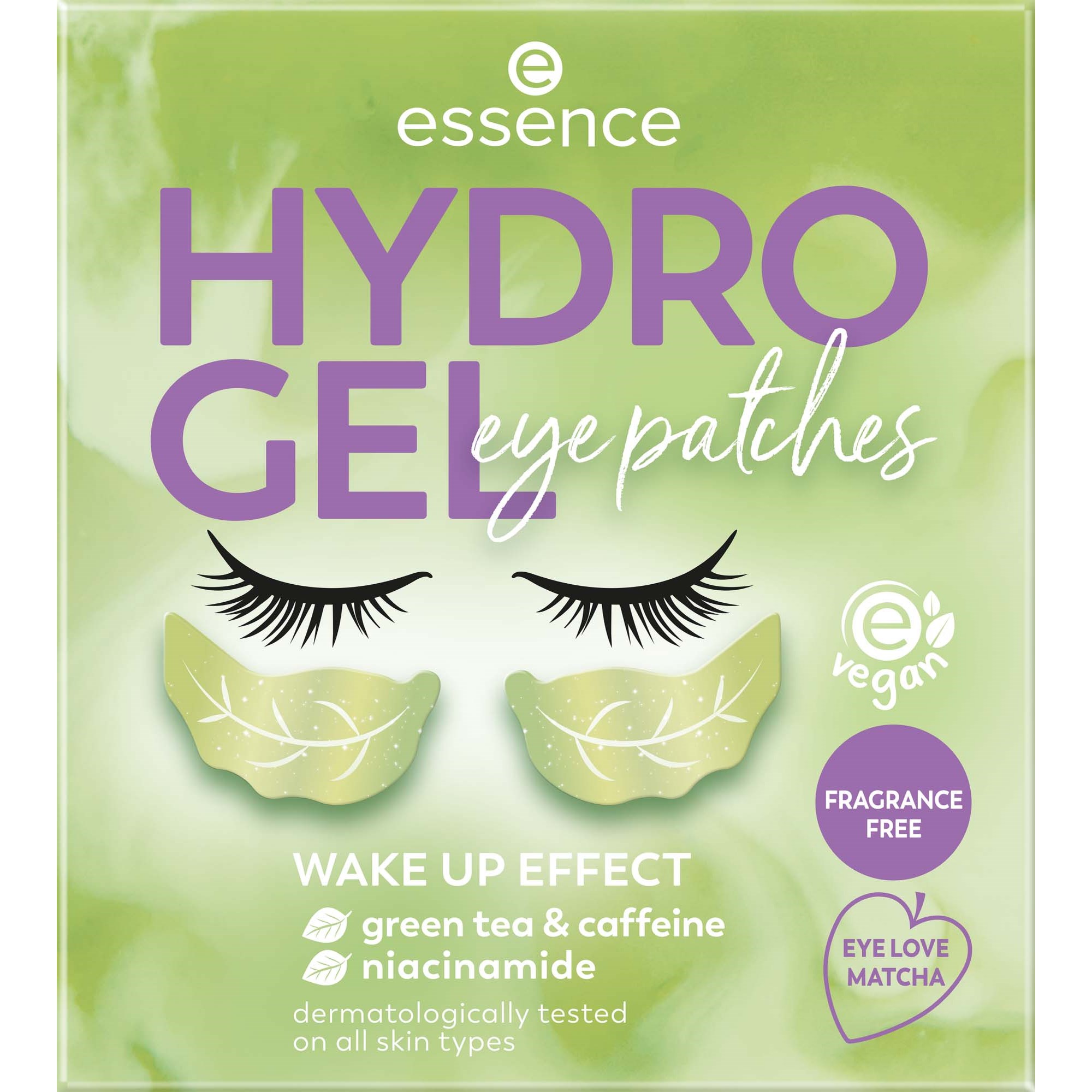 essence Hydro Gel Eye Patches Eye Love Matcha