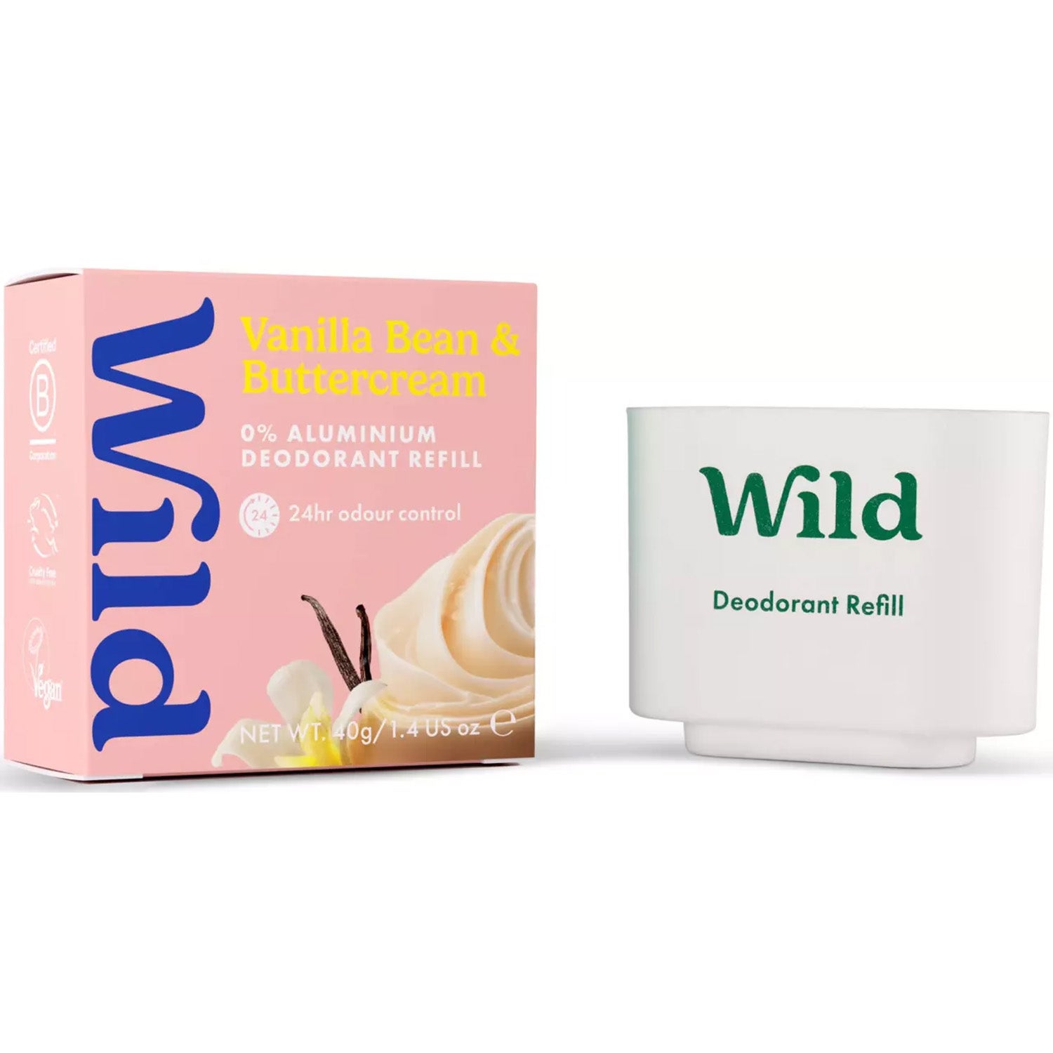 Wild Deo Stick Refill Vanilla Bean Buttercream - 40 g