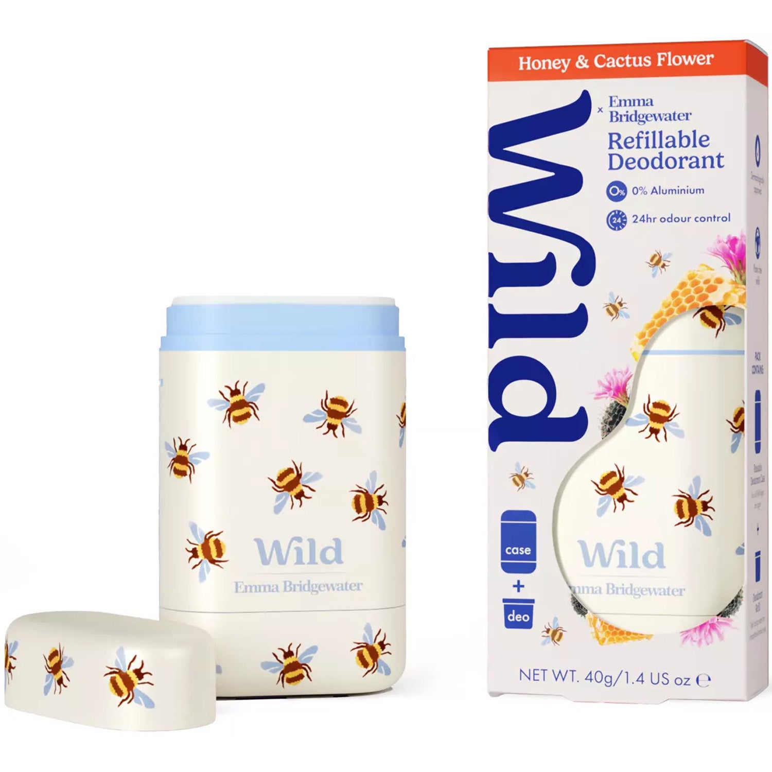 Wild Deo Stick Bee Case Honey Cacturflower 40 g