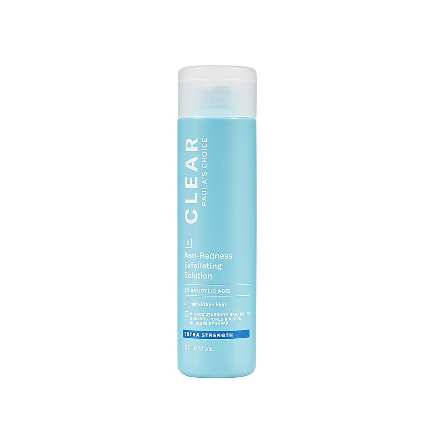Clear Extra Strength Anti-Redness Exfoliating Solution 2% Salycilic Acid 118 ml