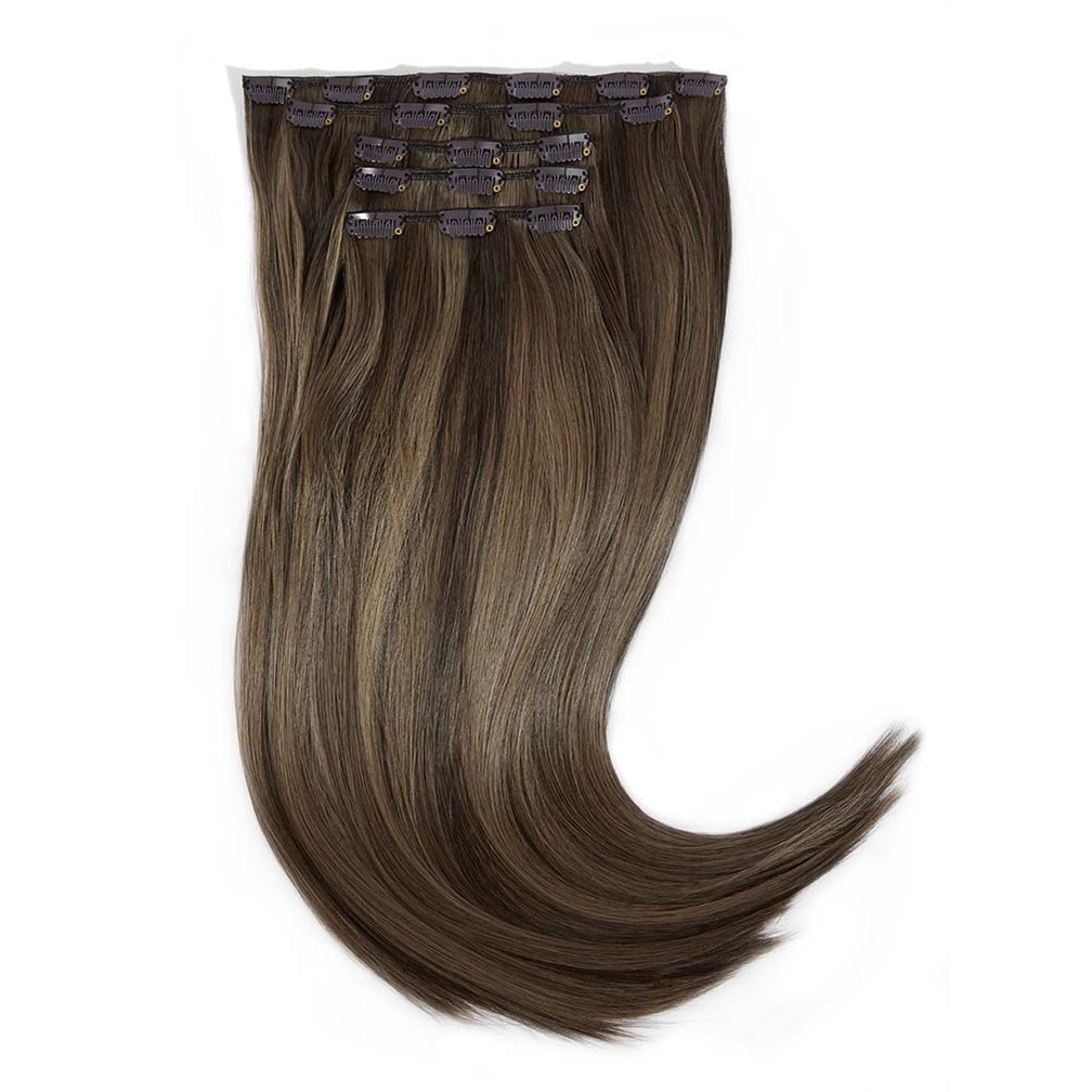 Rapunzel of Sweden Vegan Clip-ins Straight / Medium Volume / 5 pi