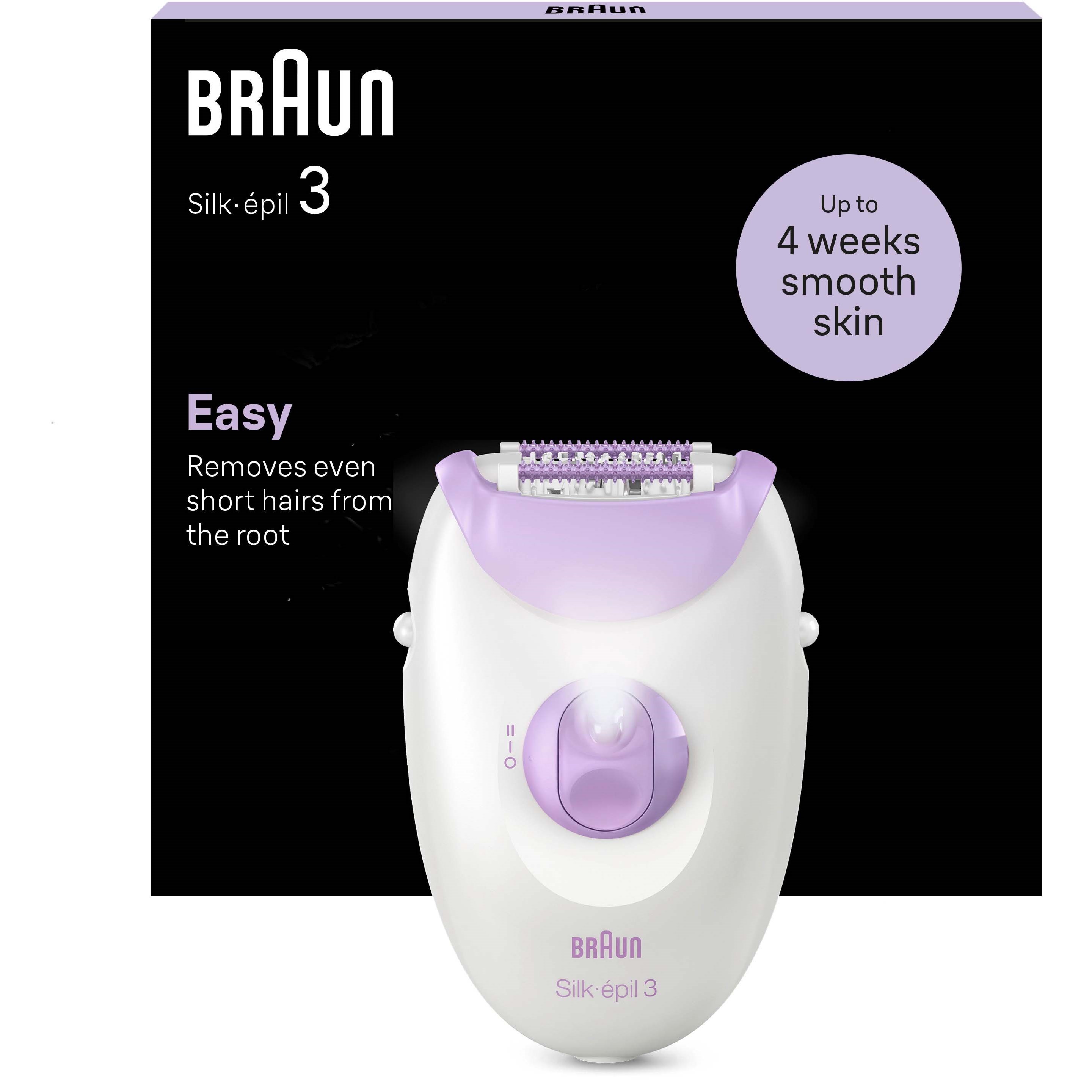 Braun Silk-épil 3 Corded Epilator For Hair Removal Weeks Of Smoot