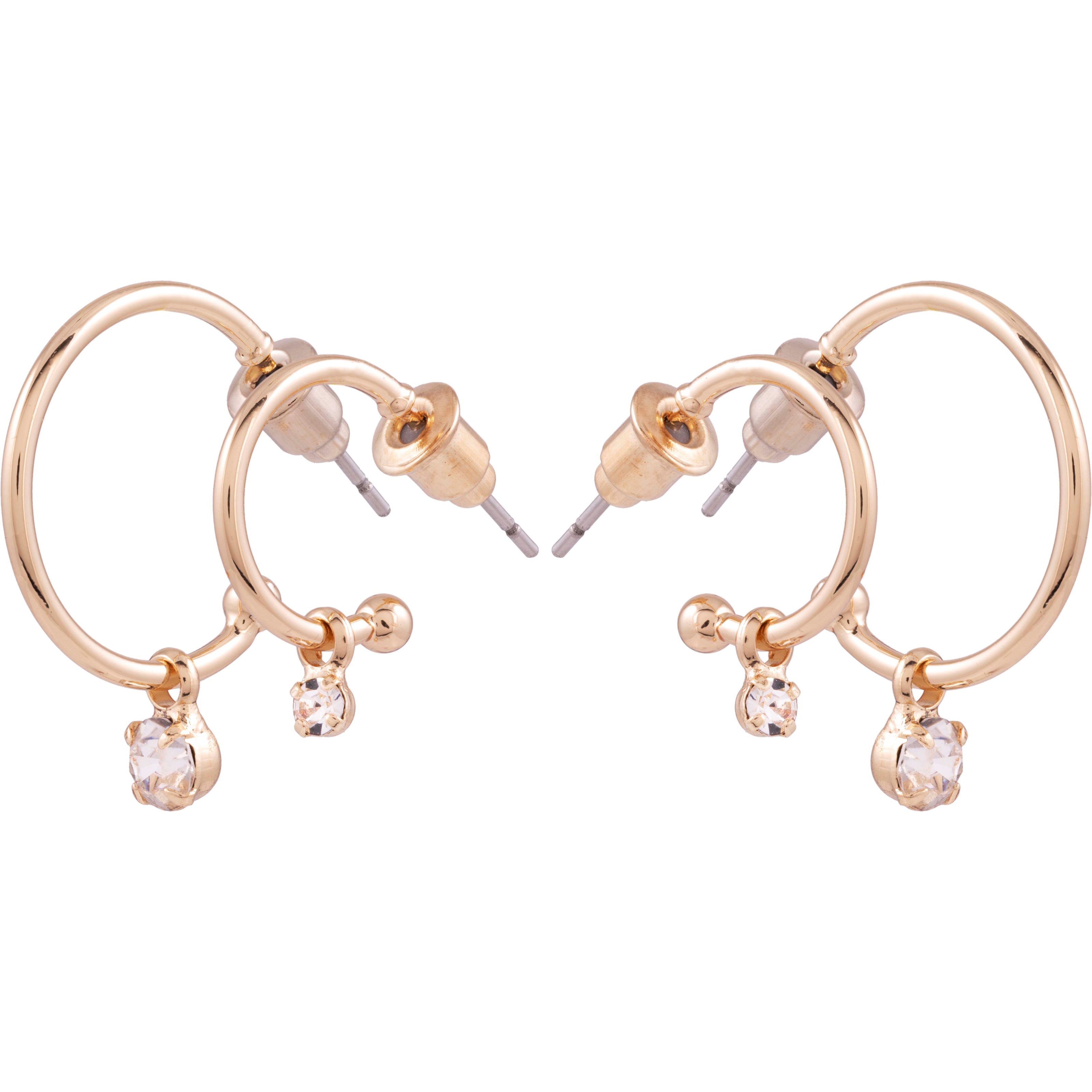 Dazzling J11 2-Pack Hoops Gold