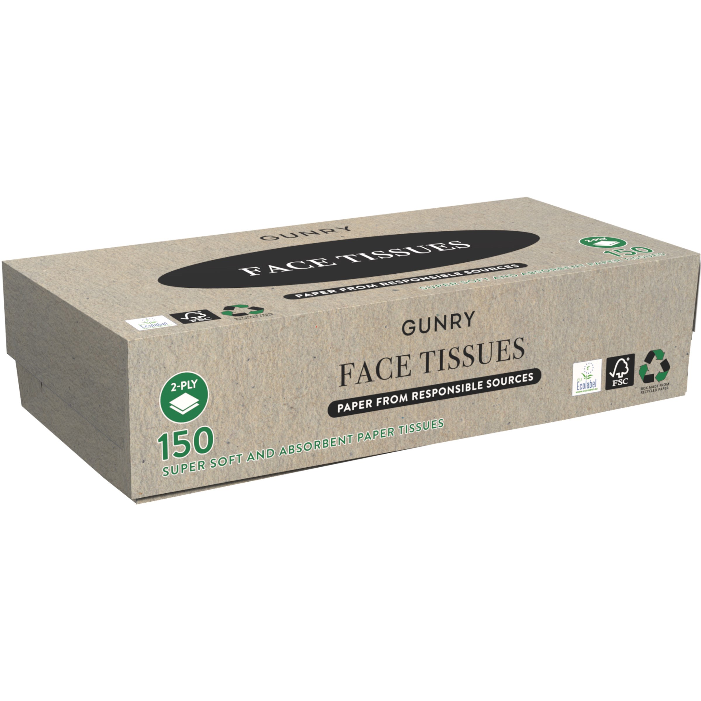 Gunry Face Tissues 150 st