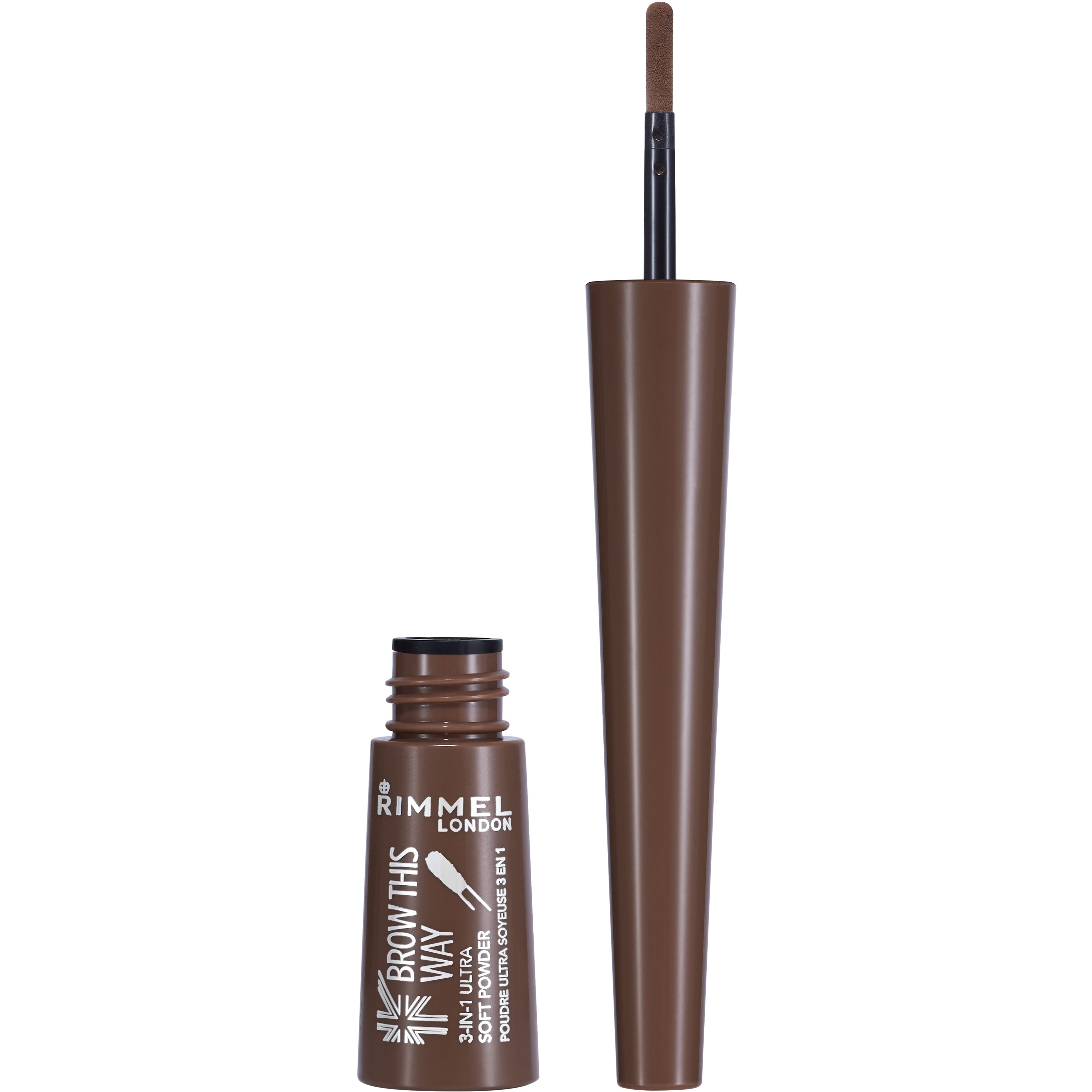 Rimmel Brow This Way Filling Powder  002 Medium Brown