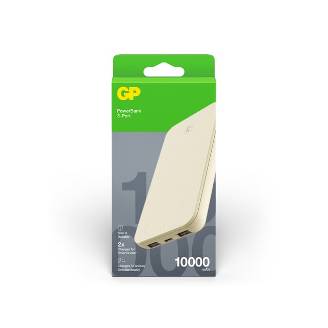 GP Powerbank Plus 10000mAh Cream