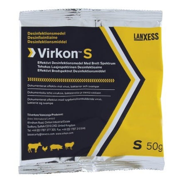Virkon S Desinfektionsmedel 50 g