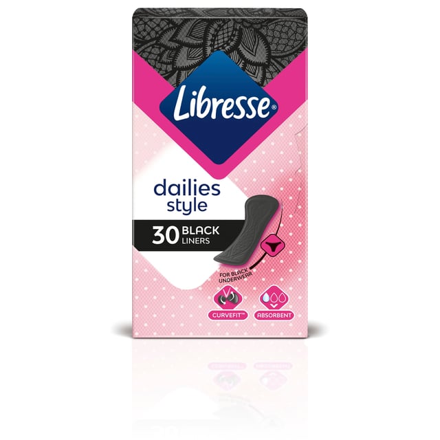 Libresse Dailies Style Black Normal Trosskydd 30 st