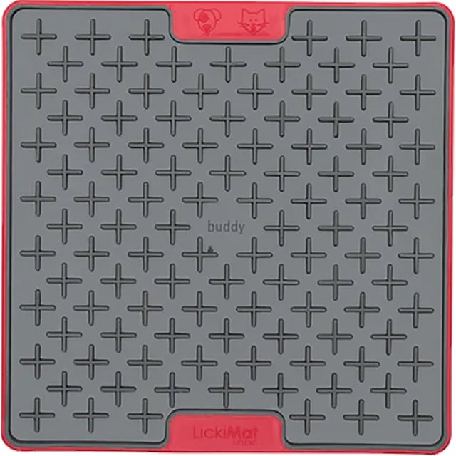 LickiMat Hundskål Buddy Tuff Röd 20 cm