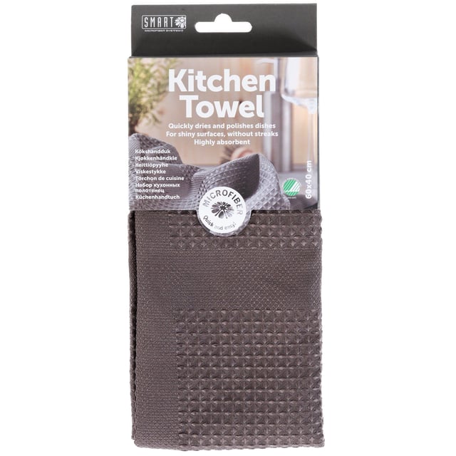 Smart Microfiber Kökshanduk Mörkgrå