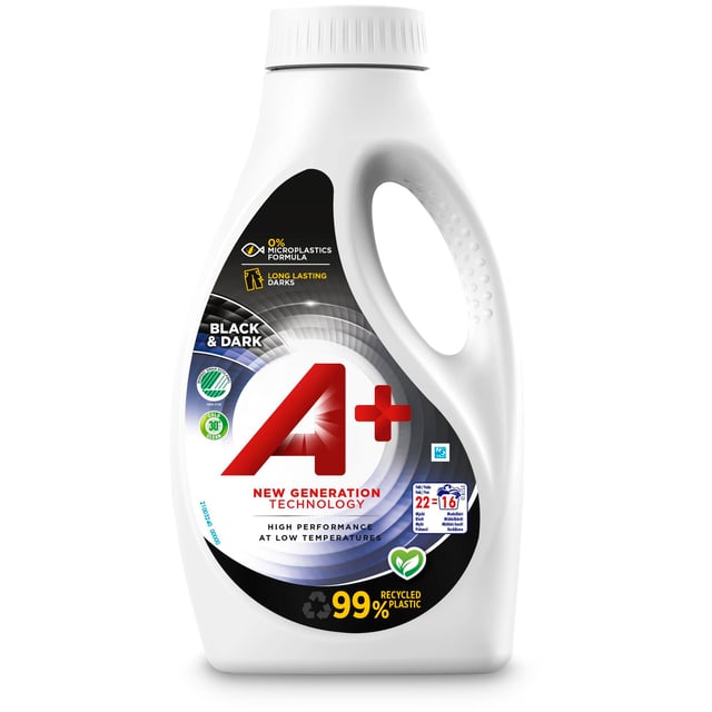A+ Black Flytande Tvättmedel 880 ml