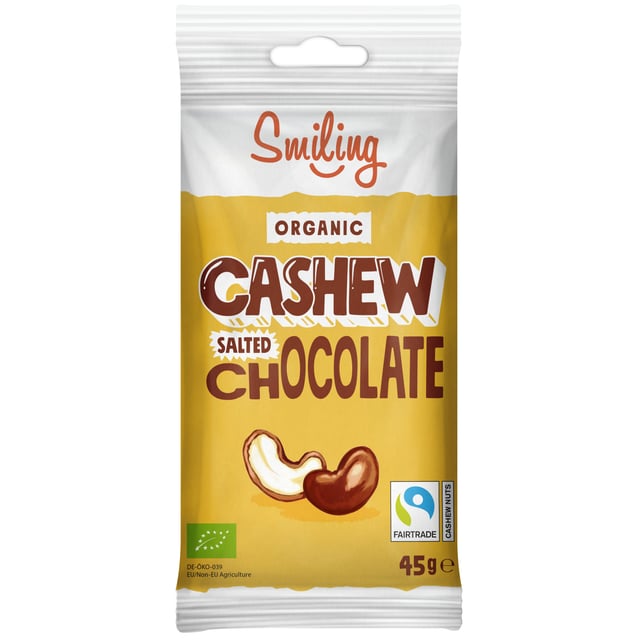 Smiling Cashew Salt Choklad 45 g