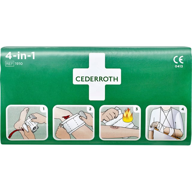 Cederroth Första Hjälpen 4-i-1 Stor