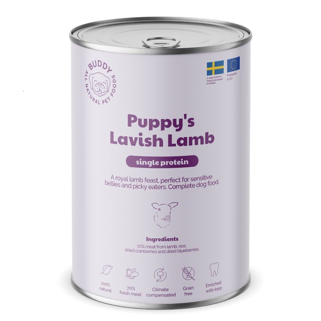 Buddy Pet Foods Puppy Lavish Lamb 400 g