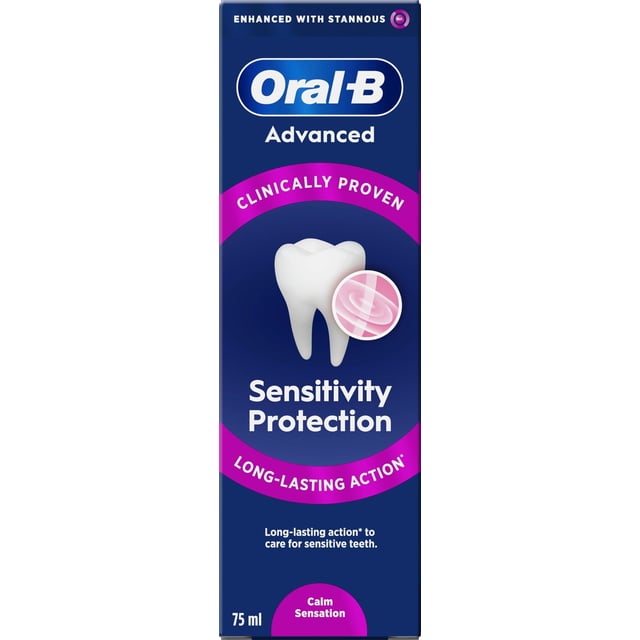 Oral-B Advanced Sensitivity Protection Calm Sensation Tandkräm 75 ml