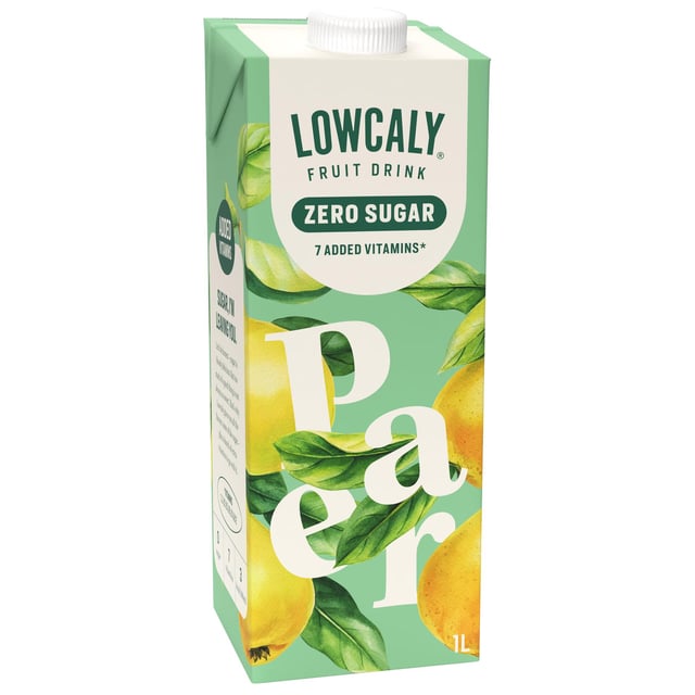 Lowcaly Fruktdryck Päron 1 liter