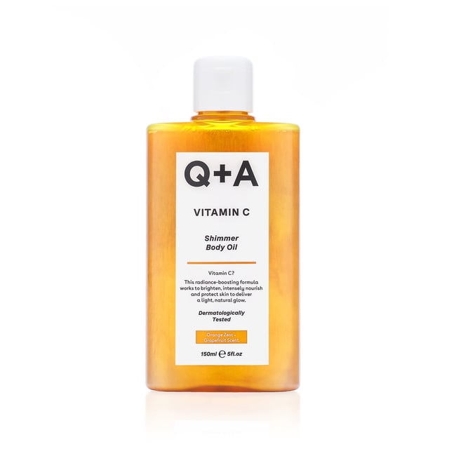 Q+A Vitamin C Shimmer Body Oil 150 ml
