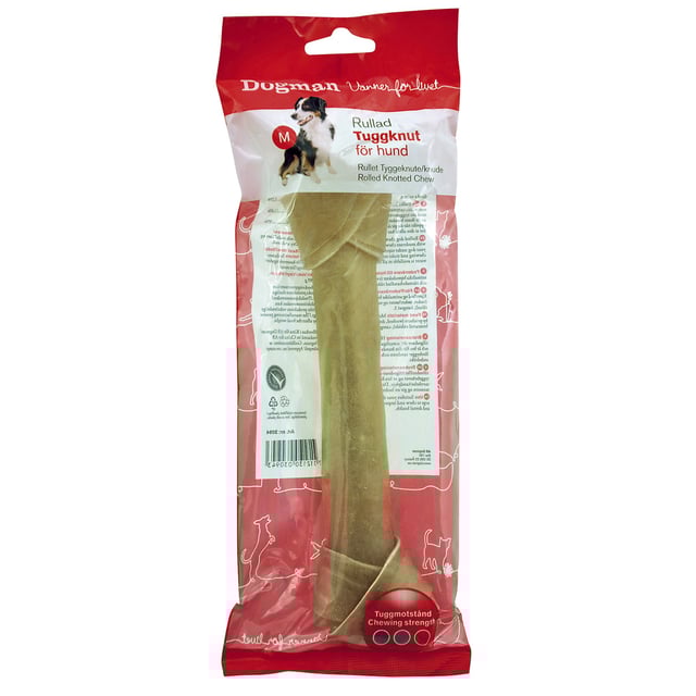 Dogman Tuggknut Hund Medium 22 cm 95 g