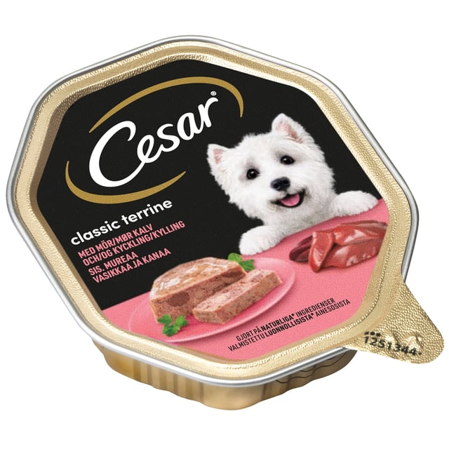 Cesar Hundmat Våtfoder Kalv & Kyckling 150 g