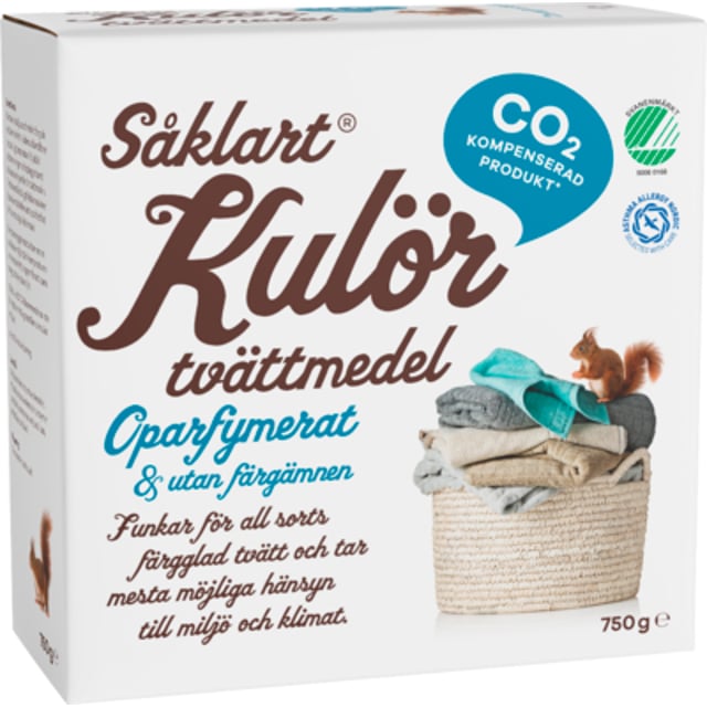 Såklart Tvättmedel Kulör 750g
