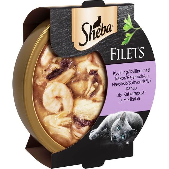 Sheba Filets Kyckling med Räkor och Fisk 60 g