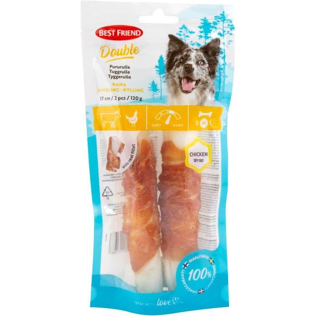 Best Friend Dubbelrull Tuggben med Kyckling 120 g