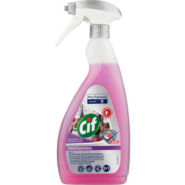 Cif Professional 2in1 Rengöring och Desinfektion 750 ml