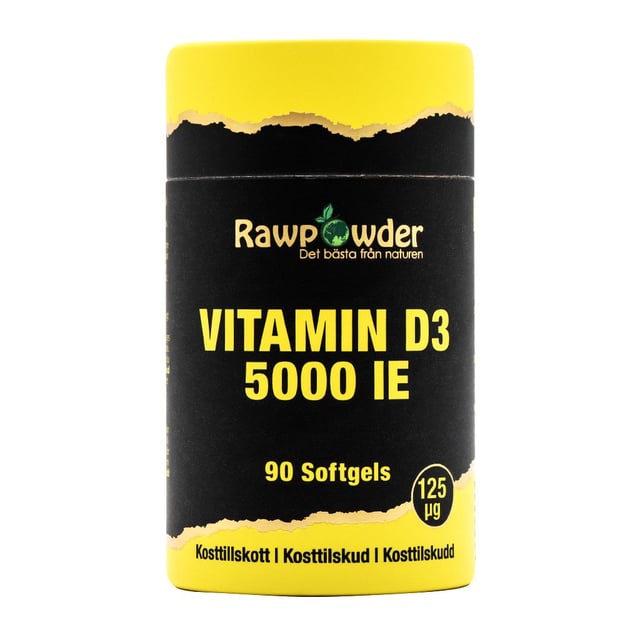 Rawpowder Vitamin D3 5000 90 softgels