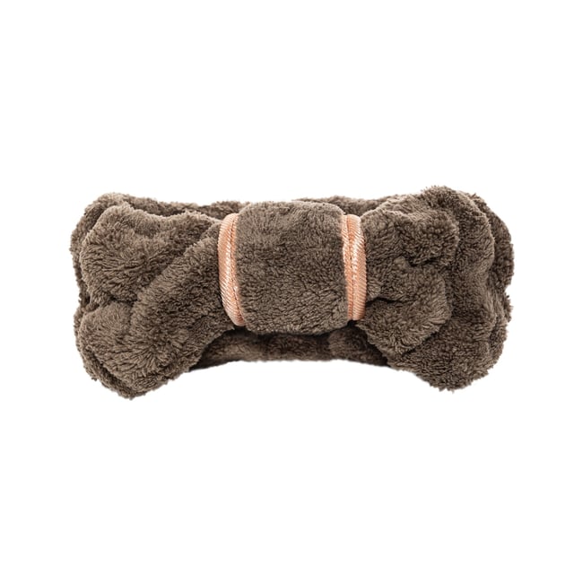 MILI Cosmetics Hair Band Deluxe Bow Soft Brown 1 st