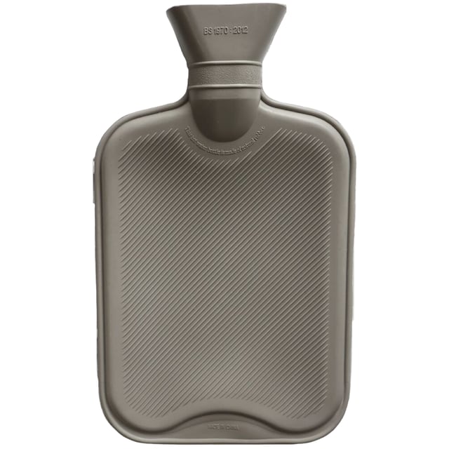 Millu Värmeflaska & Fleece Grå 2L