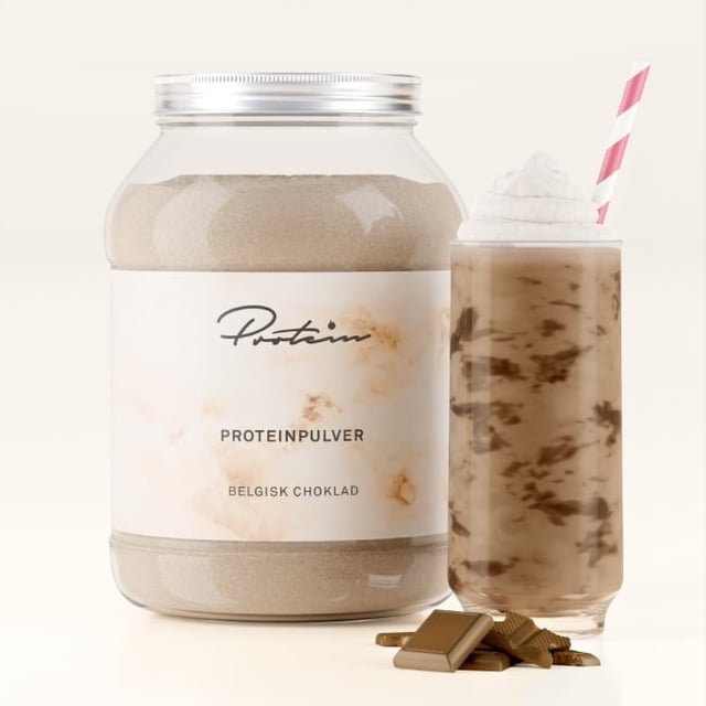 Protein.com Proteinpulver Fettförbränning  Belgisk Choklad 1000 g