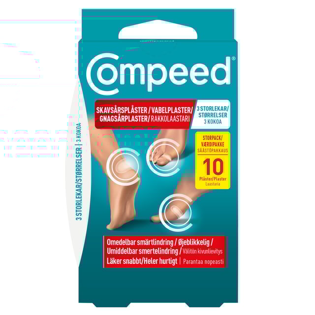 COMPEED Skavsårsplåster Mix 10 st