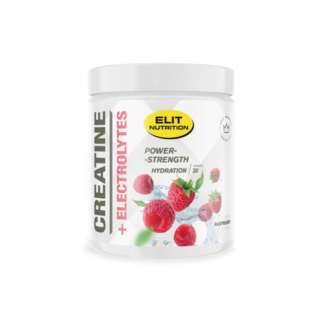Elit Nutrition Kreatin + Elektrolyer Raspberry 300 g