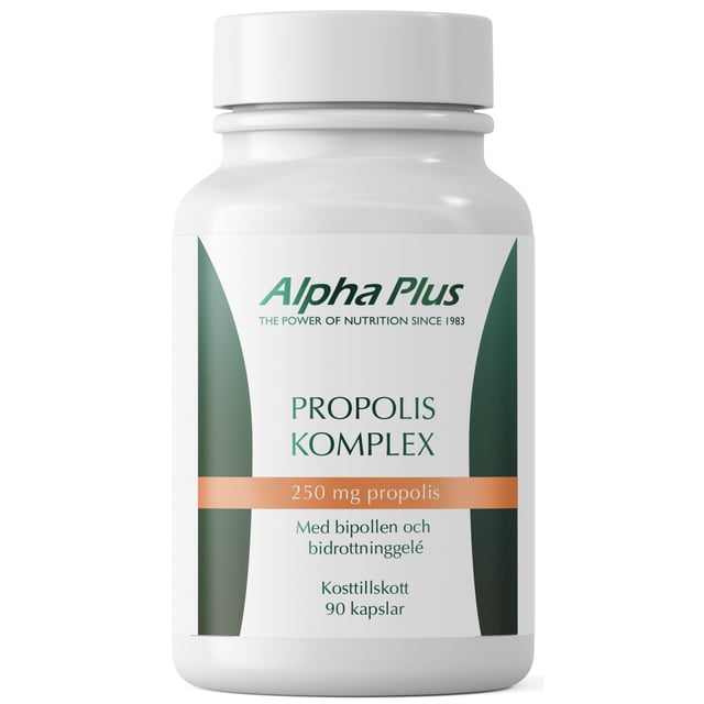 Alpha Plus Propoliskomplex 90 kapslar