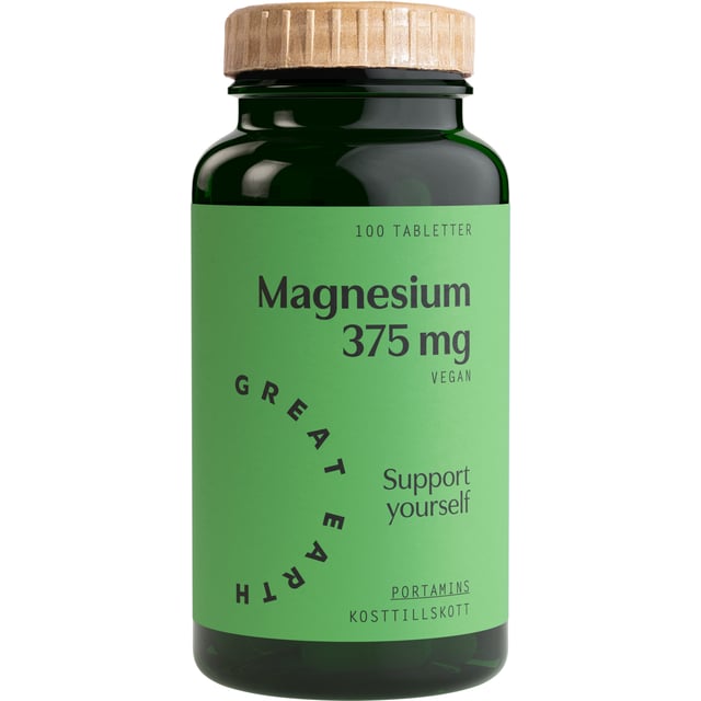 Great Earth Magnesium 375mg 100 tabletter