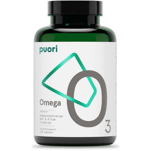 Puori O3 Omega-3 80% 2000 mg 120 kapslar