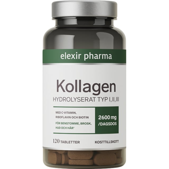 Elexir Pharma Kollagen 120 tabletter