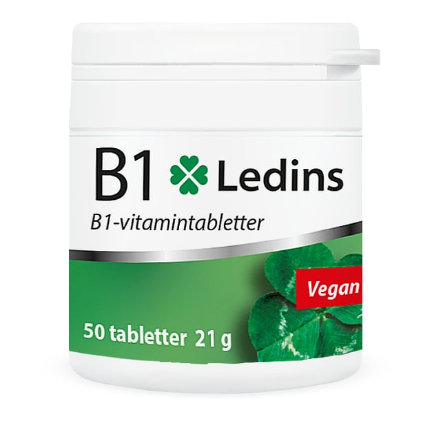 Ledins Vitamin B1 100 mg 50 tabletter
