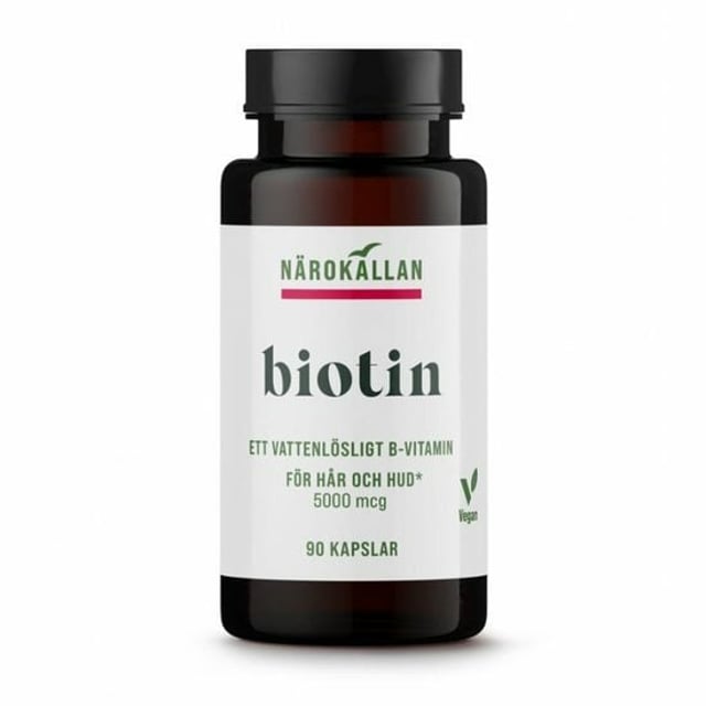 Närokällan Biotin 5000 mcg 90 kapslar