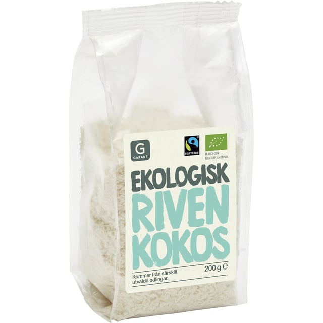 Garant Ekologisk Riven Kokos 200 g