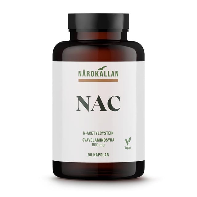 Närokällan NAC N-Acetylcystein 600mg 90 kapslar