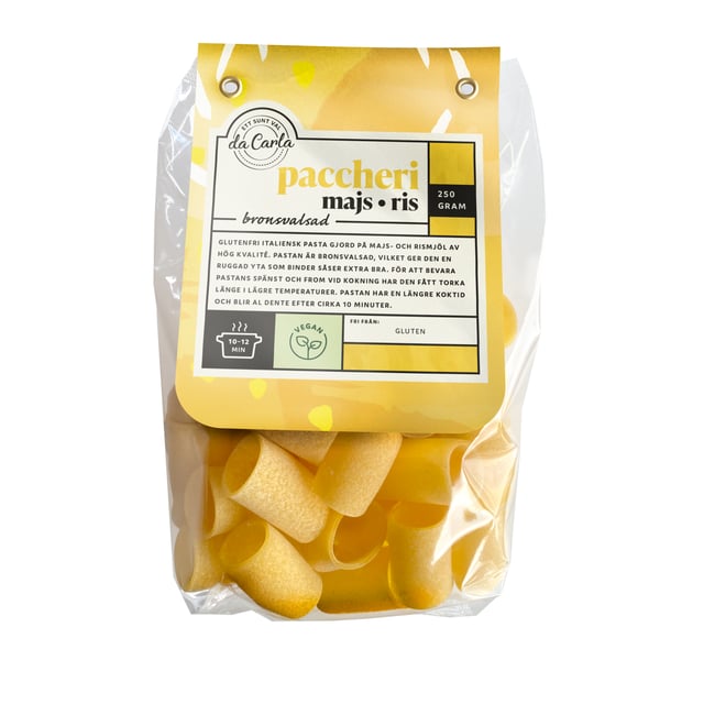 Da Carla Paccheri Majs & Ris 250g