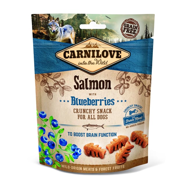 Carnilove Dog Crunchy Snack Salmon with Blueberry 200 g