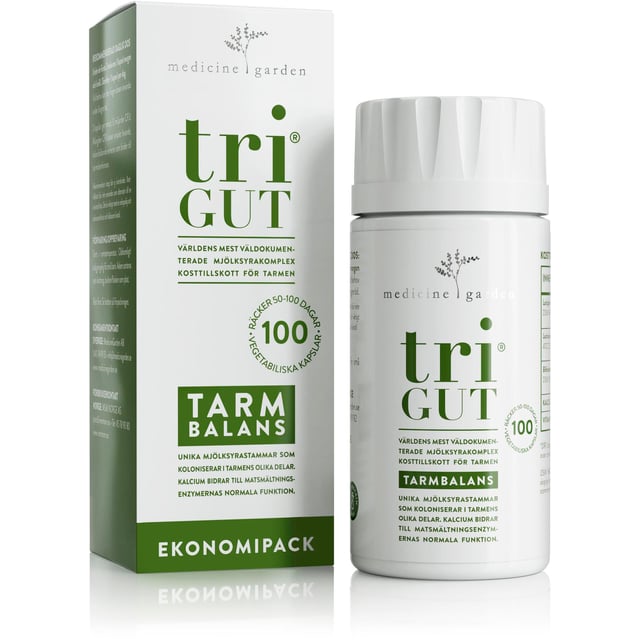 MedicineGarden TriGUT Tarmbalans 100 kapslar